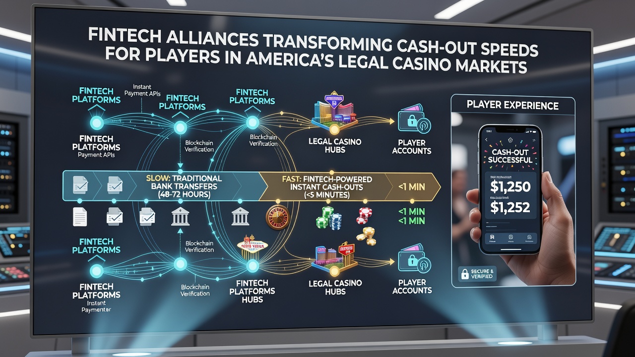 Mobile screen displaying instant cash-out confirmation from a US legal casino app powered by fintech integration