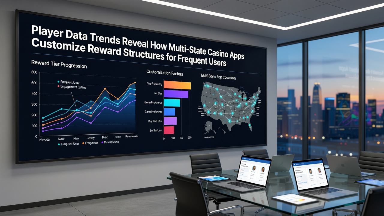 Infographic illustrating player segmentation and reward personalization in US casino apps