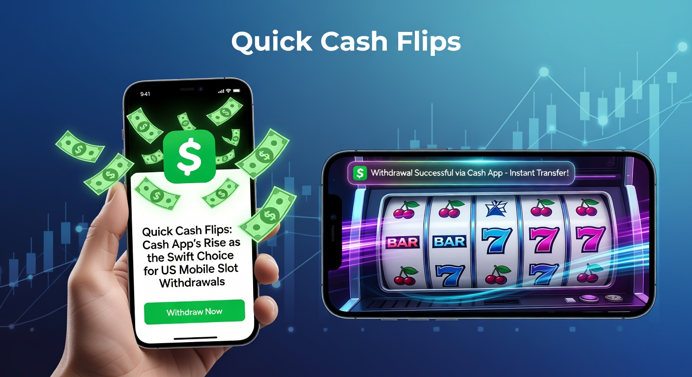 Smartphone displaying Cash App interface with a mobile slot win notification and instant withdrawal option highlighted