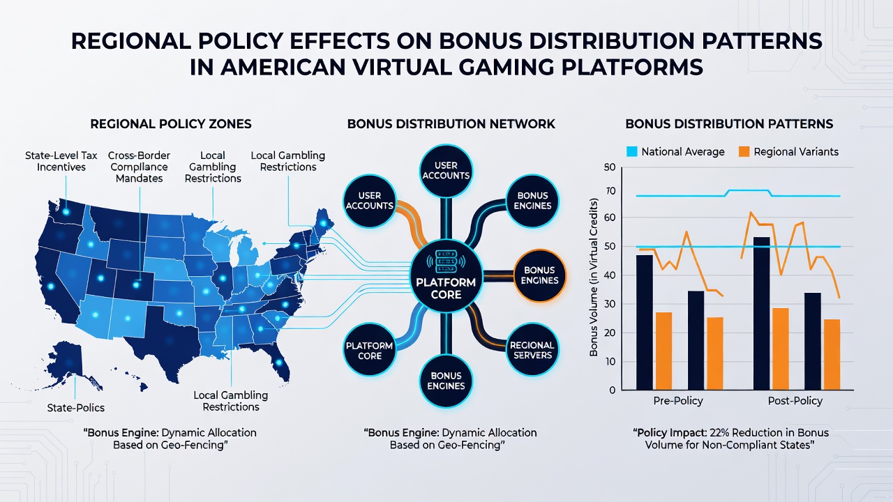 Infographic illustrating bonus distribution variations across U.S. states