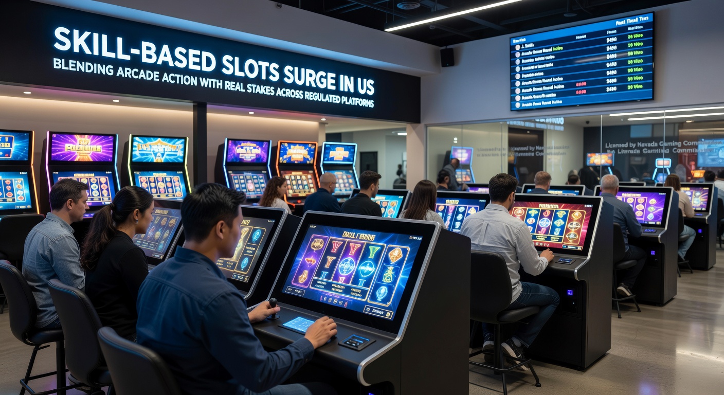 Player engaging with a skill-based slot bonus round on a casino app, featuring timing-based challenges and glowing multipliers